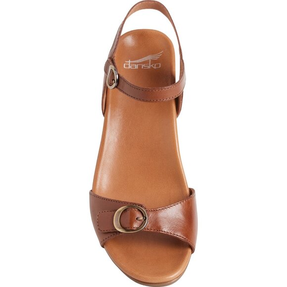 NEW Dansko Arielle Wedge Sandals - Leather For Women in black 253 - Picture 4 of 7